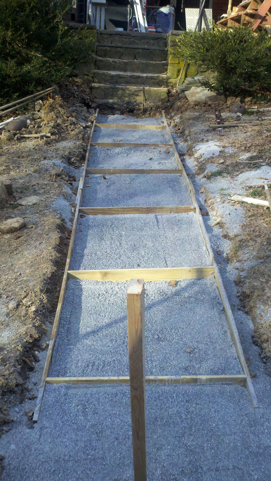 Sidewalk install. All types of home repair and mai