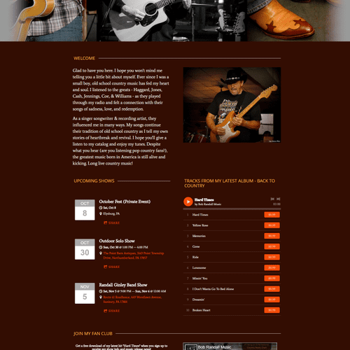 Musician Website