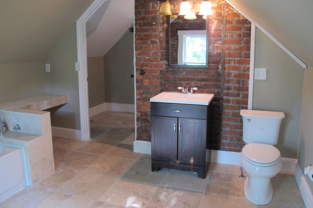 Third story attic conversion in historic building.