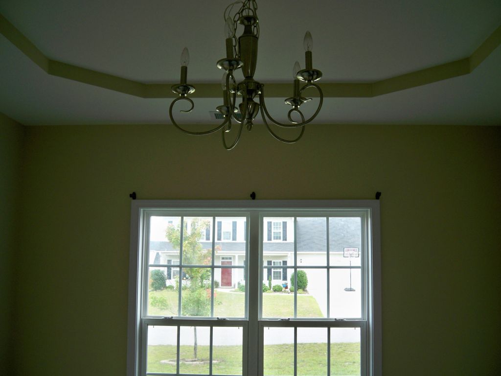 Before I painted this dining room.