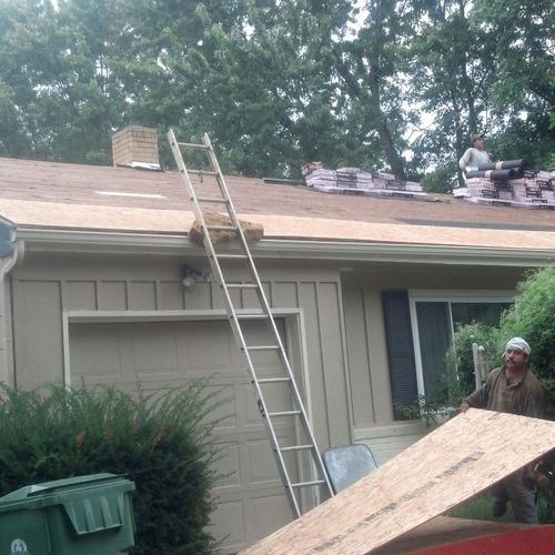 This is a photo of a recent "re-deck" in Raytown s
