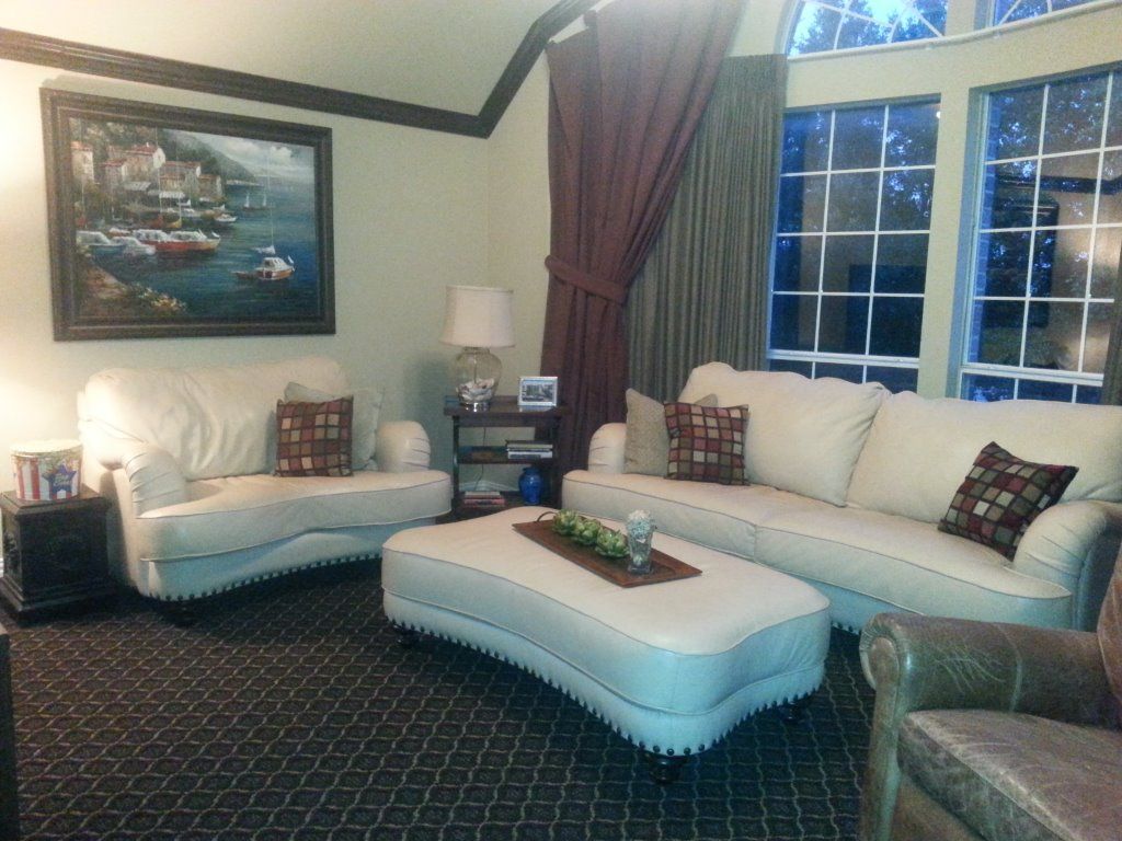 New carpet makes family room pop