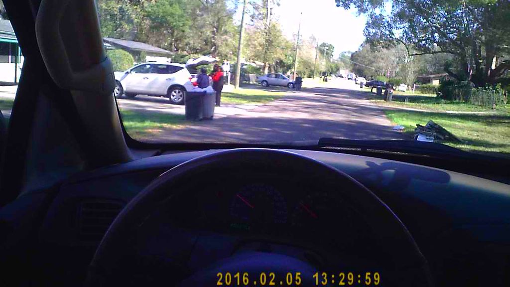 Surveillance photo from fraud investigation.