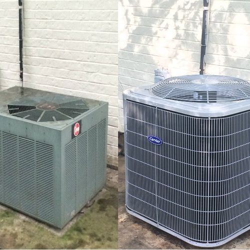 Carrier AC replacement by our team