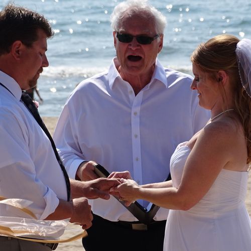 Lake Michigan Beach Wedding