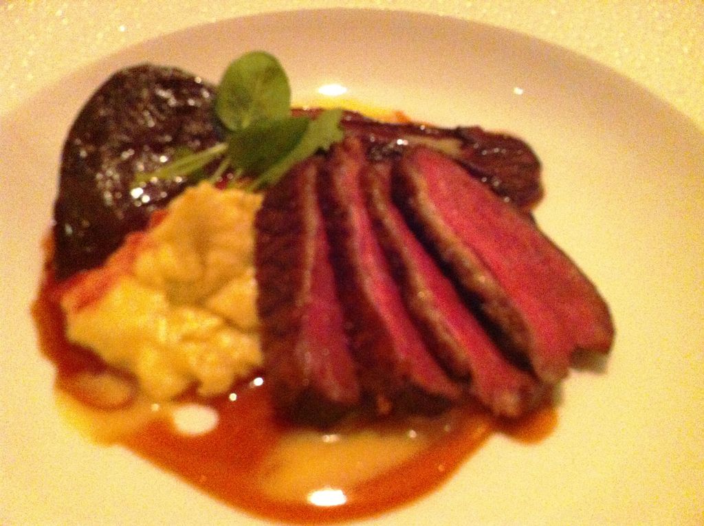 Seared Duck Breast with Turnip Puree