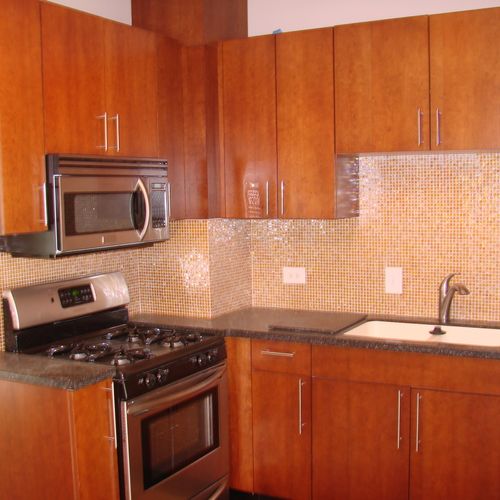 example of kitchen remodel, smaller kitchen in Sea