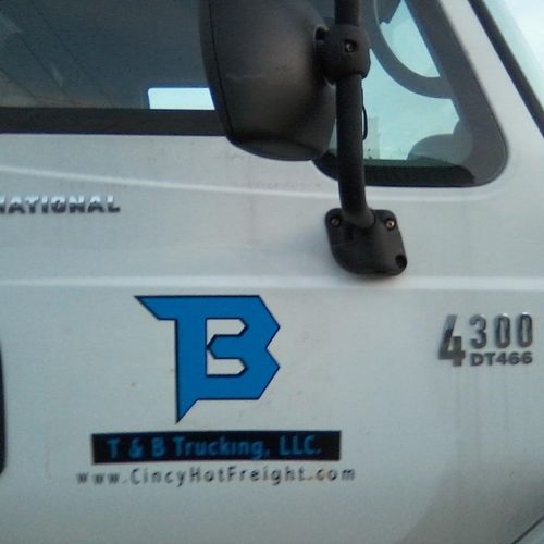 Logo for T&B Trucking, LLC. - Cincy Hot Freight
