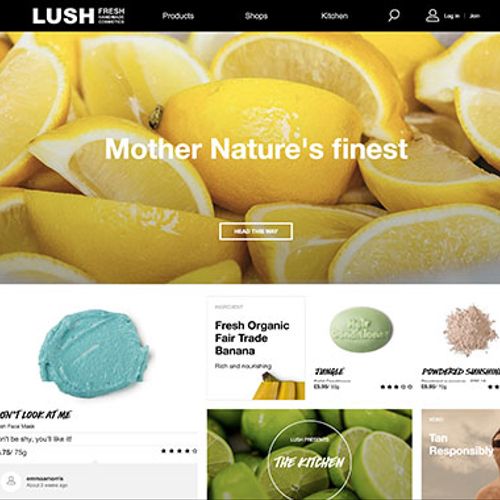 Lush UK, Designer for Agency