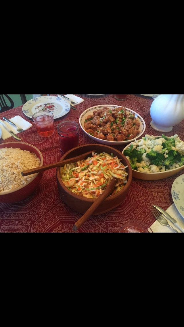 Sesame Chicken, Asian Style Sunday Brunch for 9
