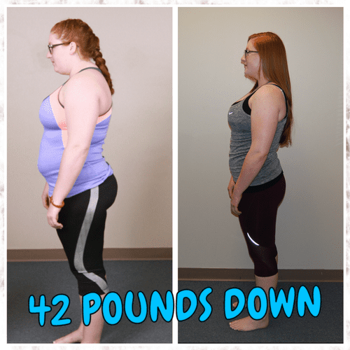 Sunshine Fit Training Client Brittany's before and