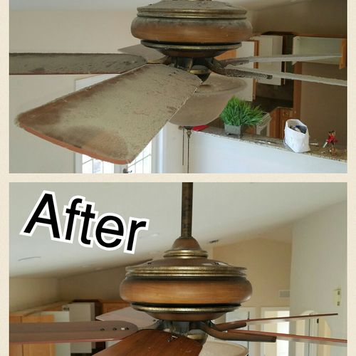Ceiling Fan Cleaning