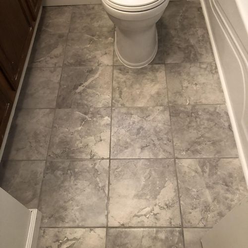 After grout