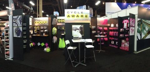 Interbike 2014 Booth layout design and graphics. I