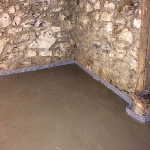 Basement flooding issues. (After)