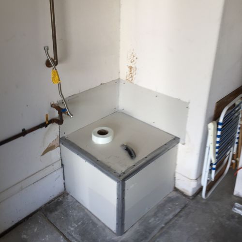 Hot water tank leak
Part 3/4: Finish