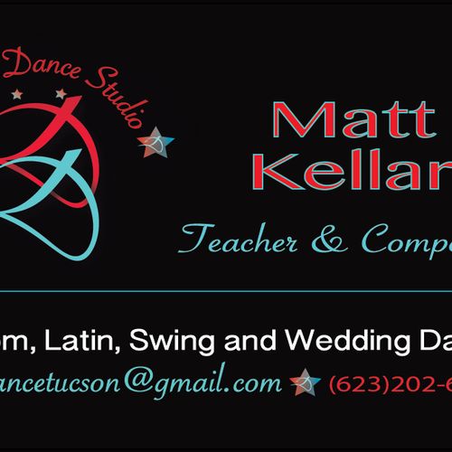 Dream Dance Studio Business Card. Designed with Ad
