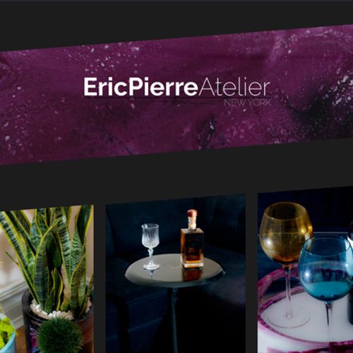 Eric Pierre Atelier, Web Design, Photography, Mark