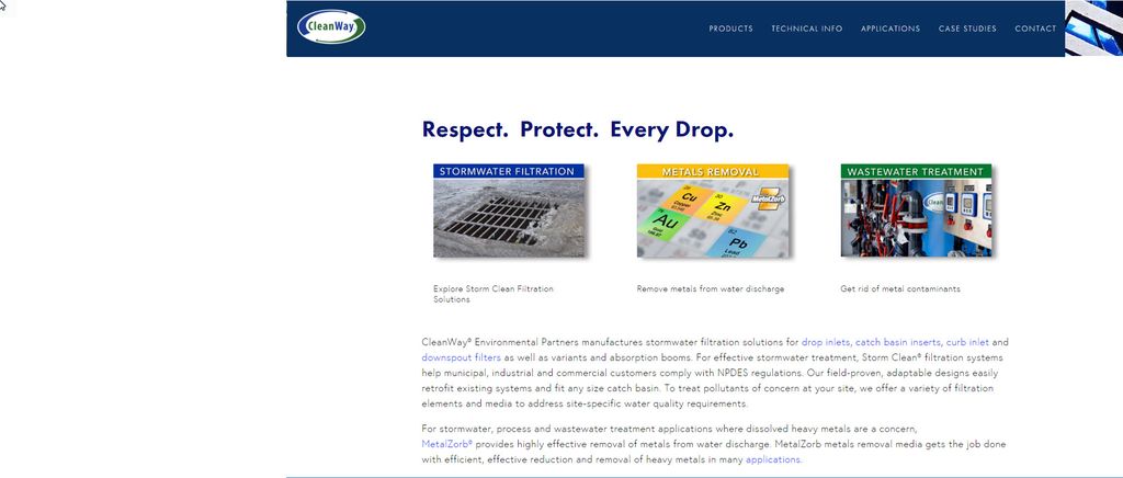 CleanWay Environmental Partners - website creation
