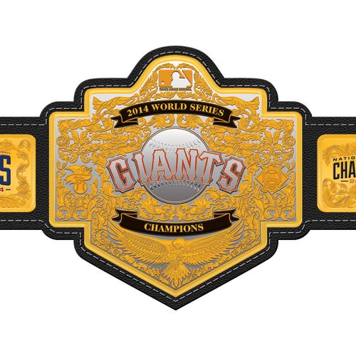 Custom made championship title belt for the San Fr