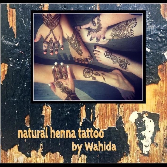 Natural henna tattoo