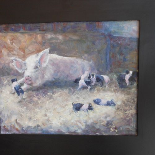In A Pig's Eye - oil - 16 x 20