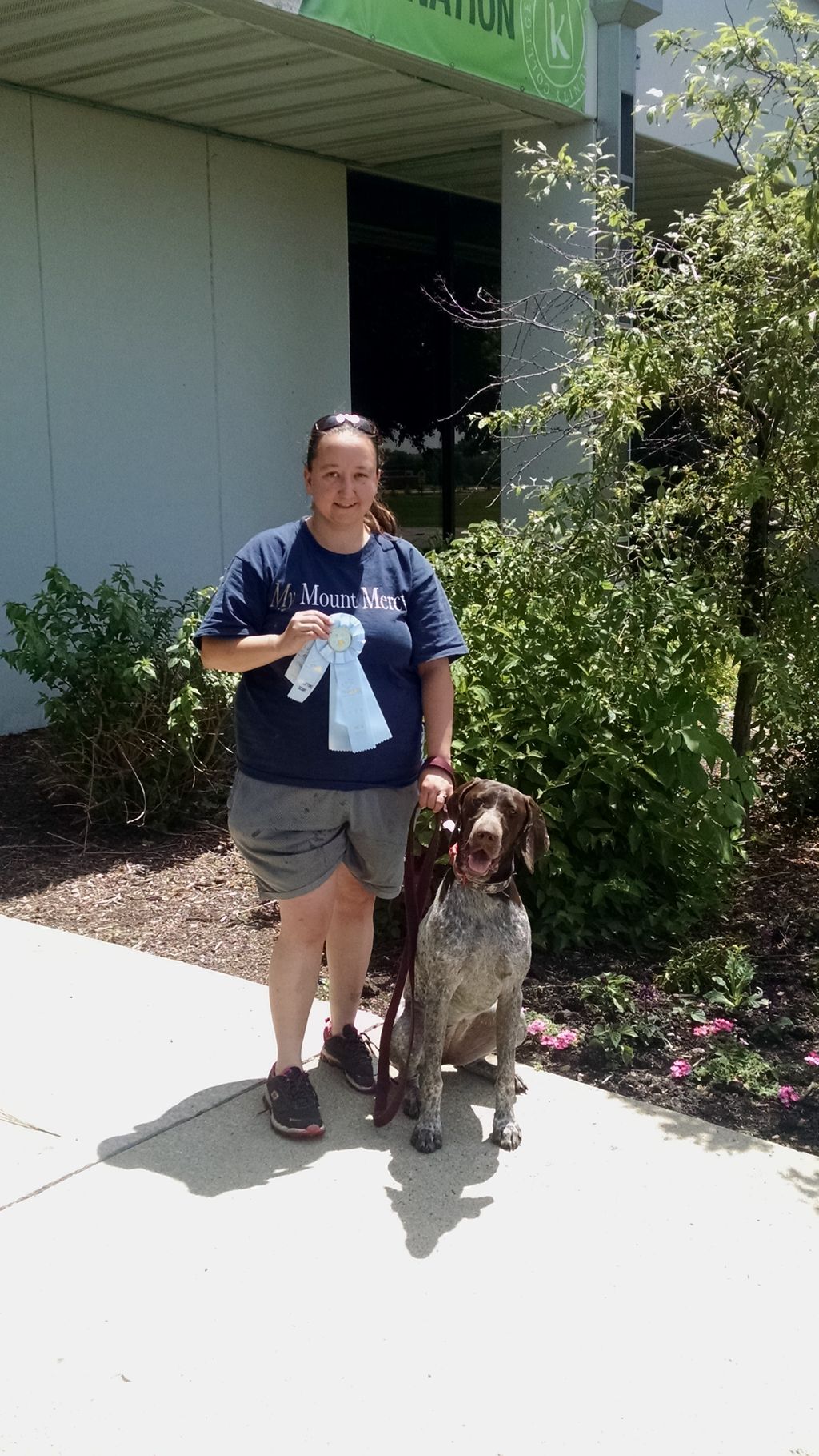My 9 month old puppy earning her NC title. 