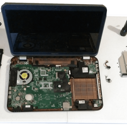 I replaced a bad DC power jack in this laptop. It 