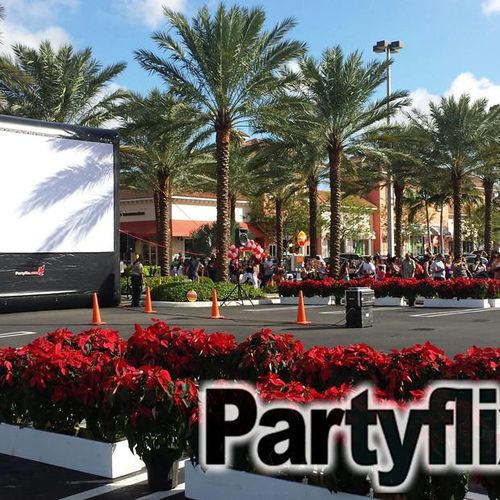 23ft Partyflix Crowd Pleaser Inflatable Movie Scre