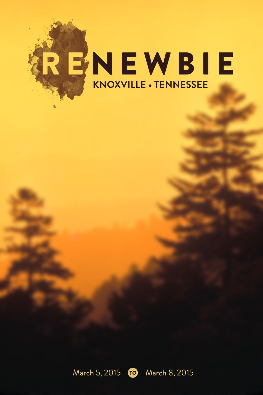 A poster that we designed to promote a creative re
