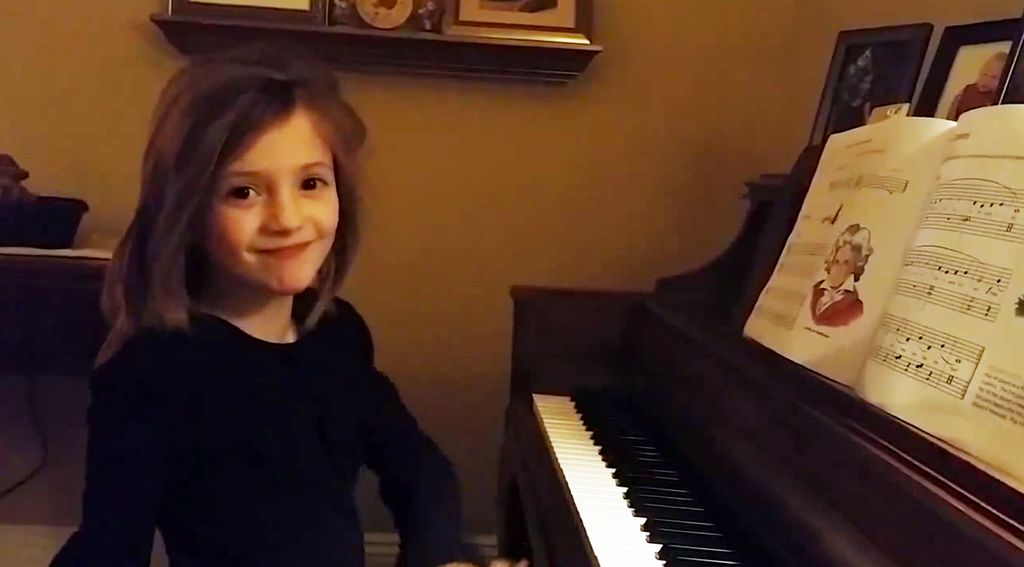One of our voice and piano students.