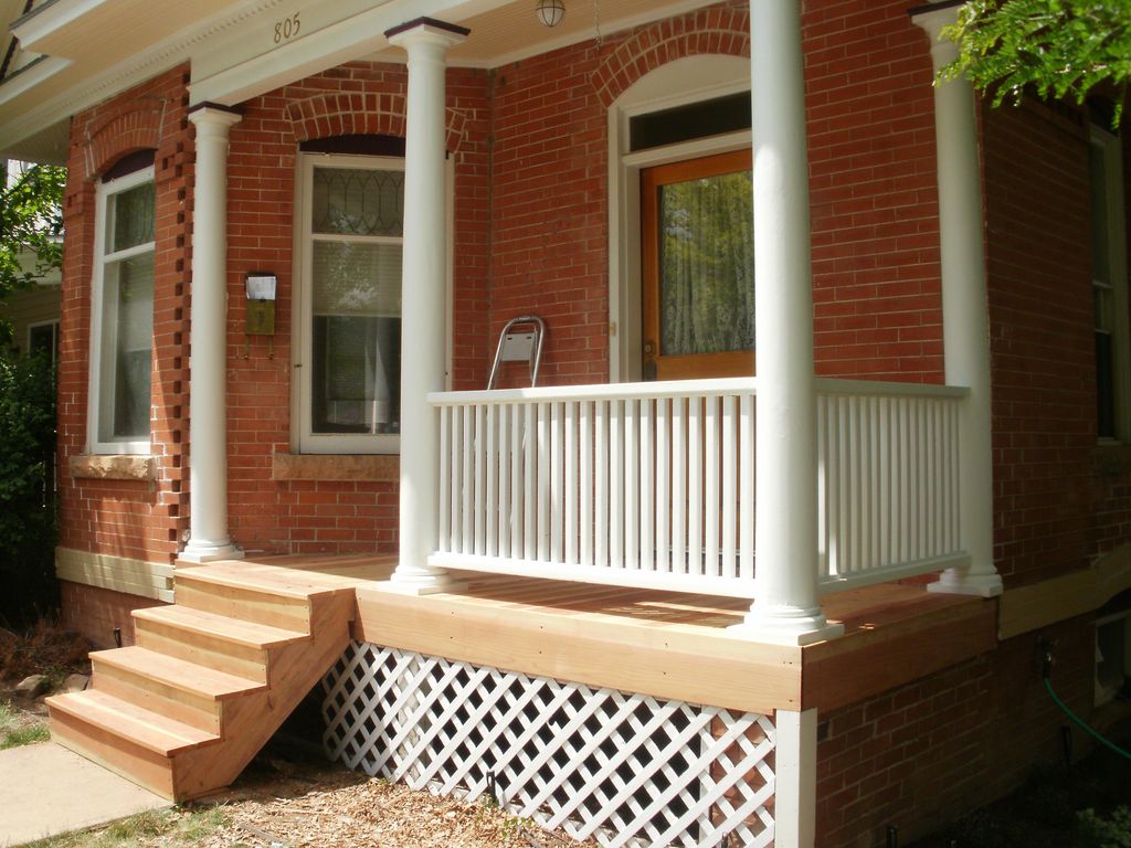 New front porch different angle
