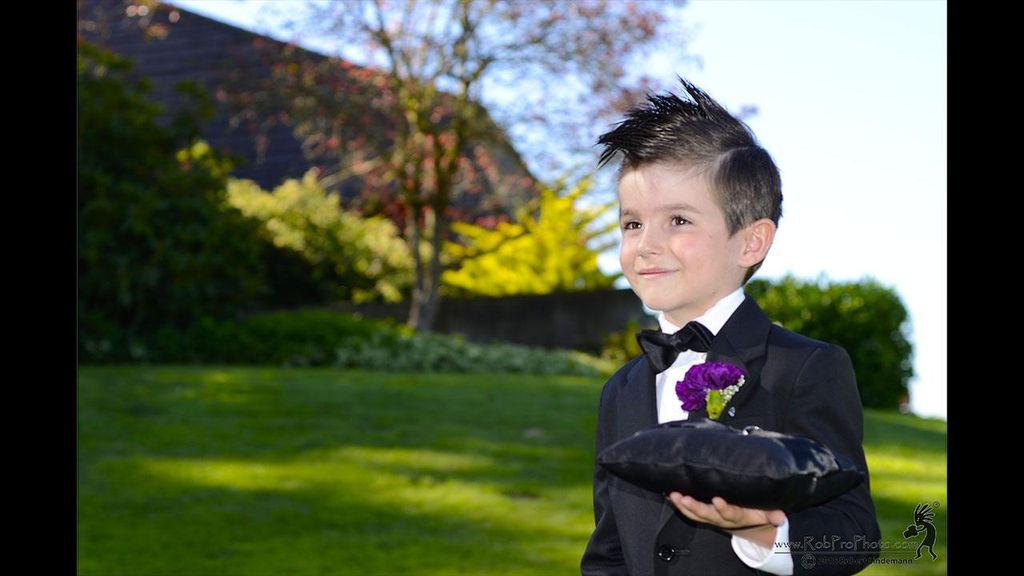 Ring Bearer Walking Down Ceremony Isle