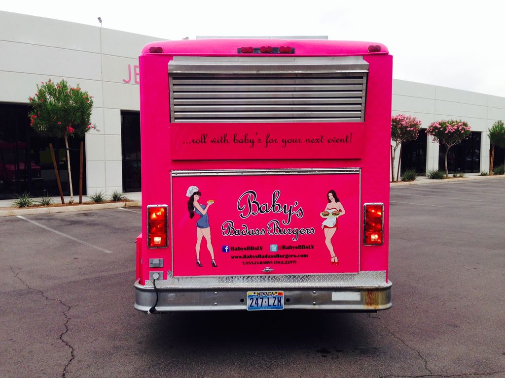 Food Truck Wrap - Baby's Bad Ass Burgers