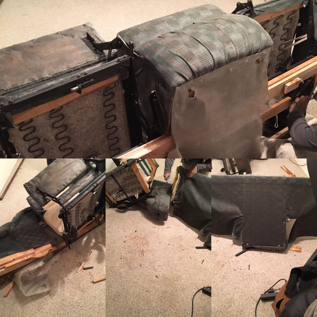 Had to breAk the couch down to put it on the tree 