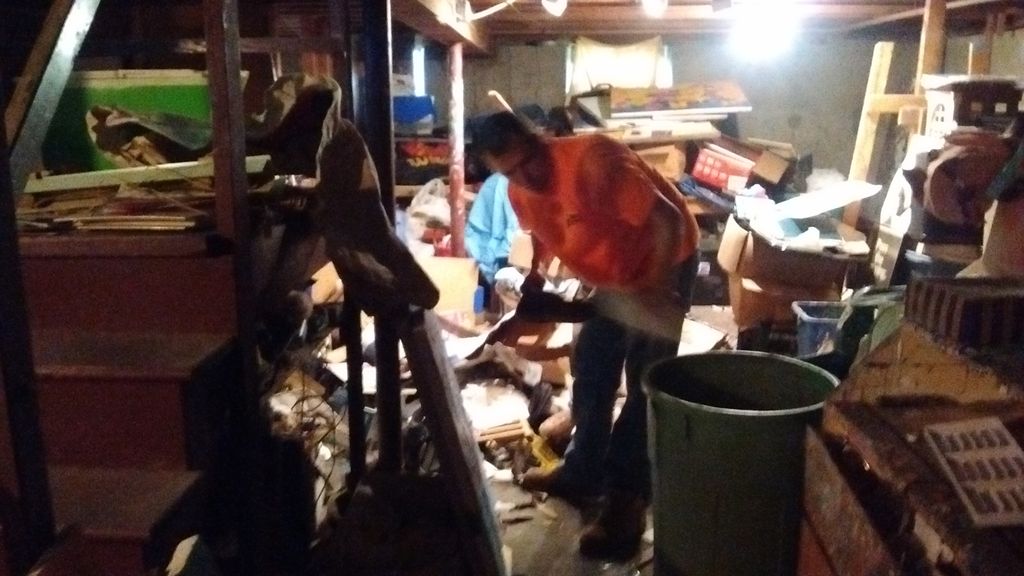 Hoarder basement clean out east providence 