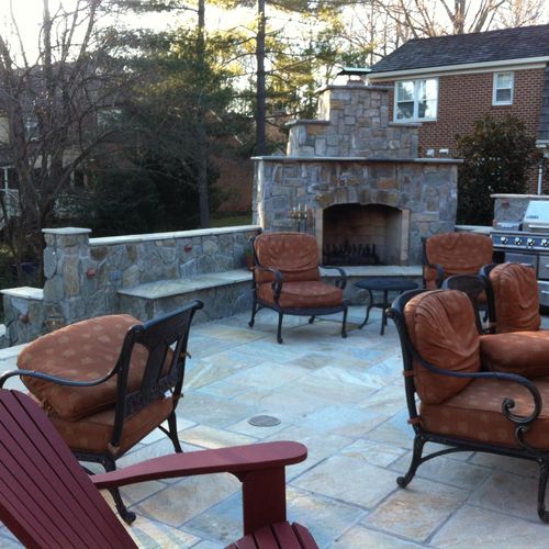 Residential  - Additions
- Patios
- Landscape ligh