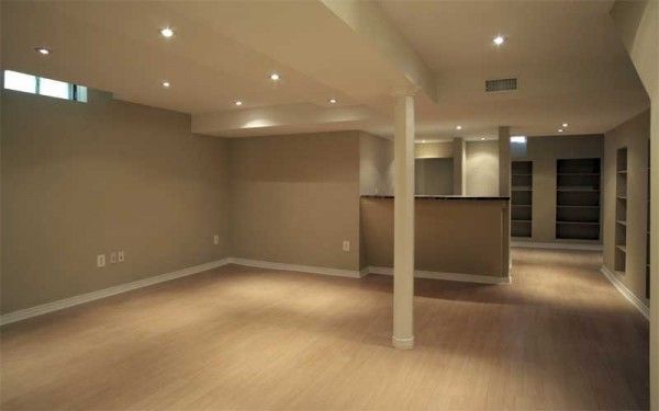 Transform your basement.  Efficient lighting and p