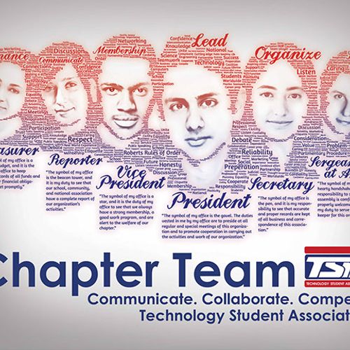 Technology Student Association Promotional Graphic