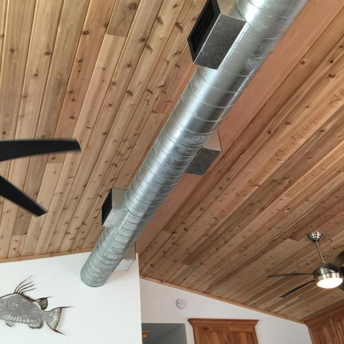 Exposed Duct in a Key West Home