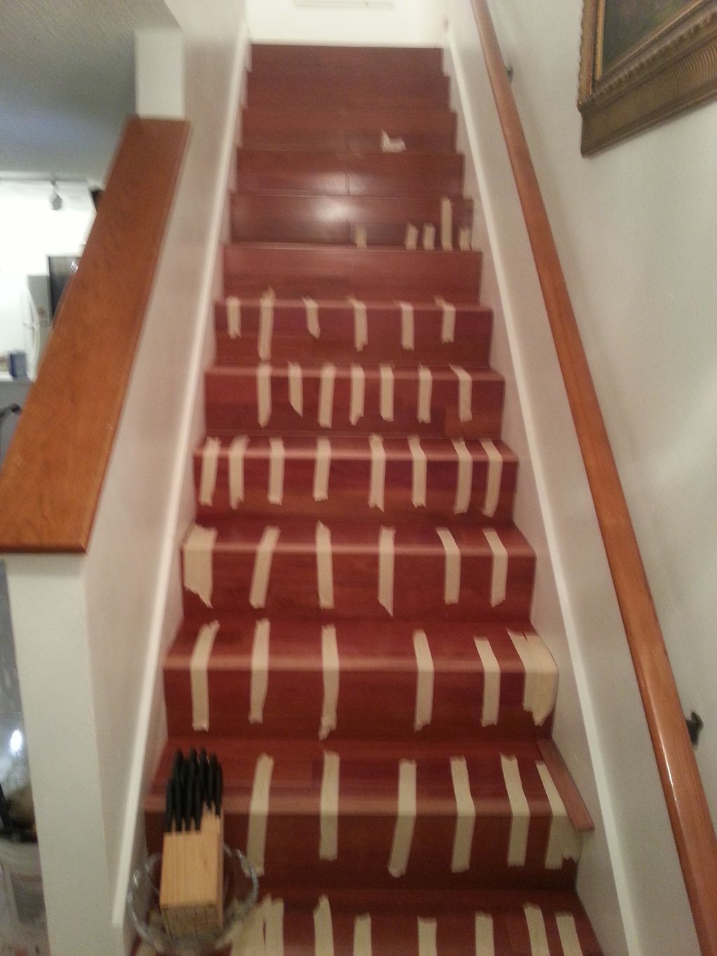 Real wood stair case, New Tampa