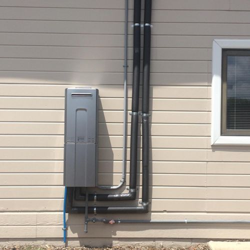 Rinnai Tankless water heater installed for TAG Con