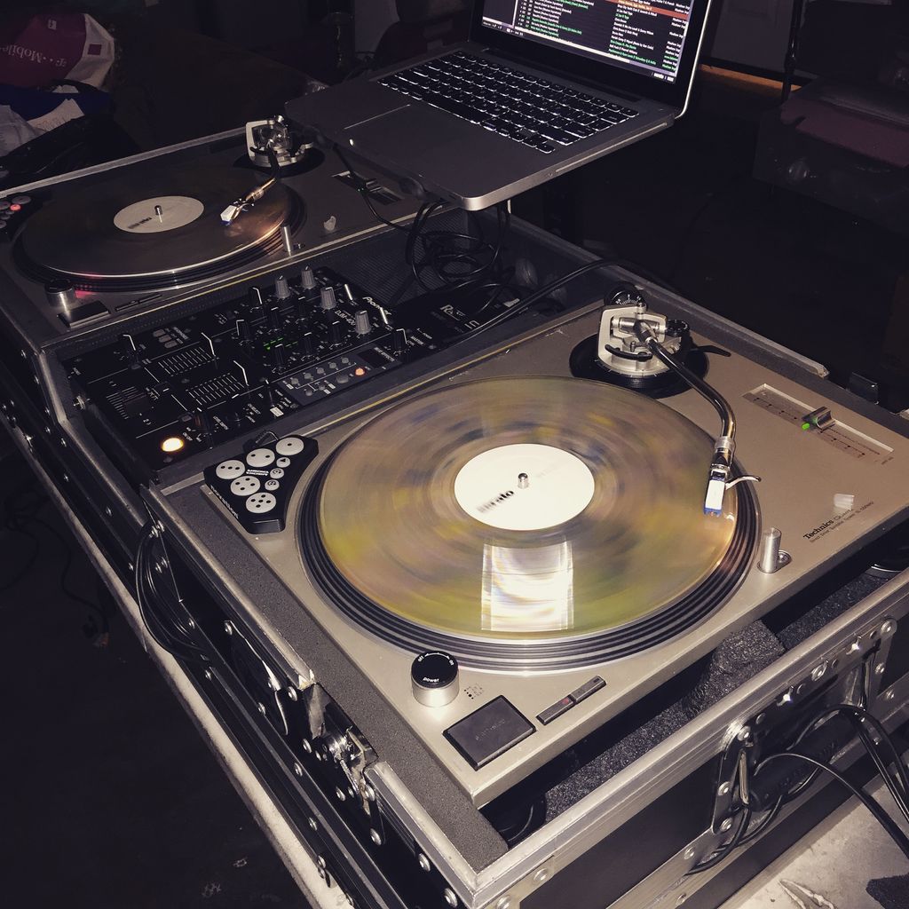 Up close and personal behind a DJ's view. DJ Dream