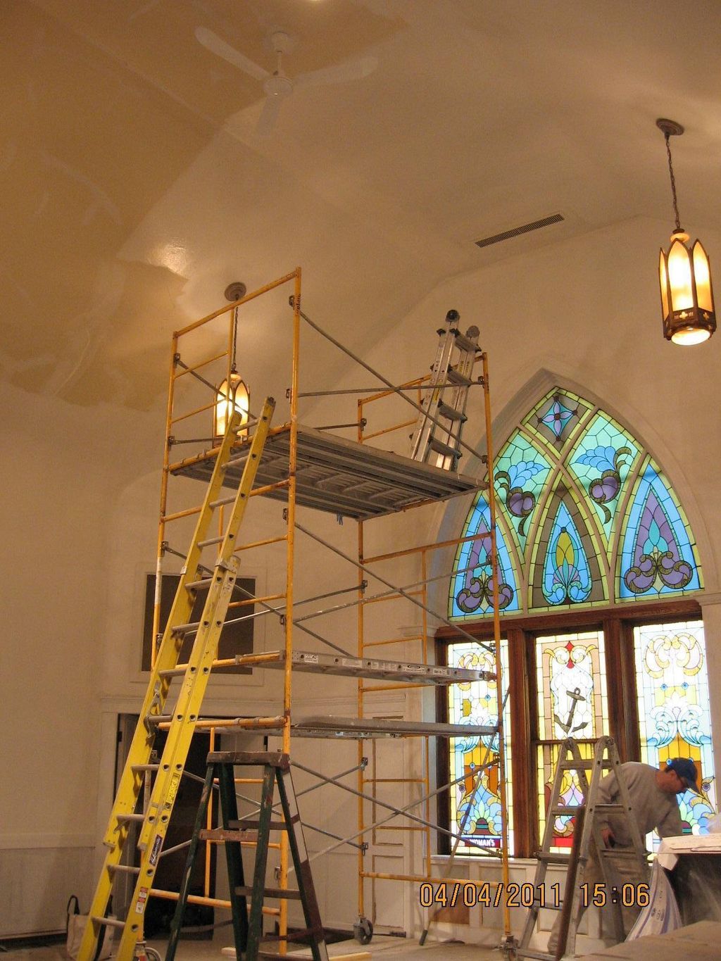Interior project, Highland Park Church