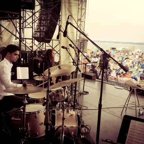 Performing at the Newport Jazz Festival