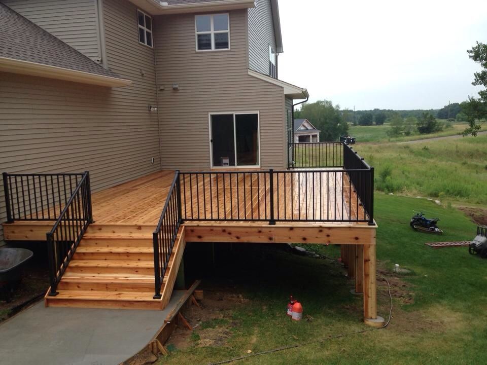 Deck and siding job