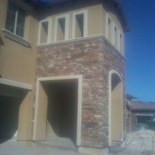 Dry Stack Stone. Henderson NV. Finished in 2 days.