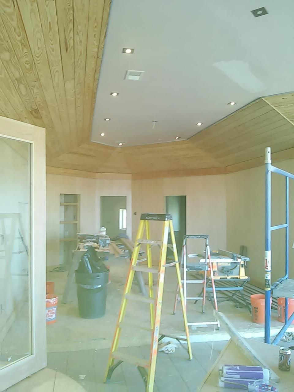 Finishing up 9-month custom with Maple Walls, Conc