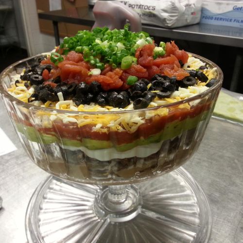 7 Layered Salad for the tennis ladies at the River