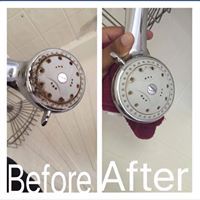shower head was rusted out, BUT! our maids brought
